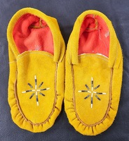 Handcrafted beaded moccasins 