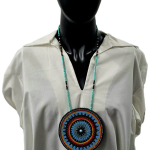 Handcrafted Beaded Medallion