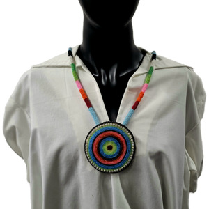 Handcrafted Beaded Medallion