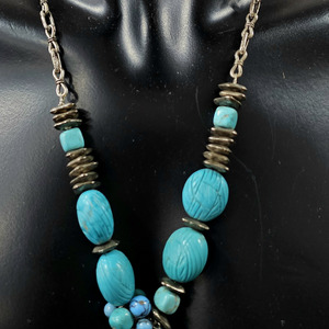 Necklace Faux Turquoise